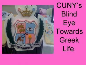 Cuny greek life