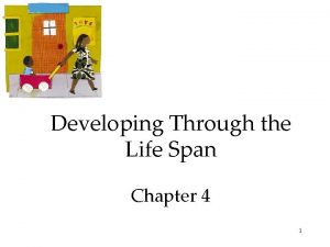 Developing Through the Life Span Chapter 4 1