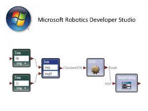 Microsoft robotics developer studio
