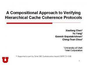A Compositional Approach to Verifying Hierarchical Cache Coherence
