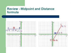 Distance midpoint and angle measurement Distance midpoint and angle measurement