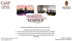 Join the group that connects you to science