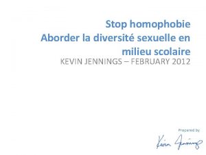 Stop homophobie