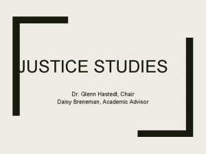 Justice studies jmu