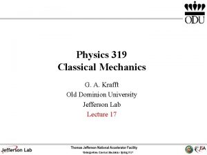 Classical mechanics