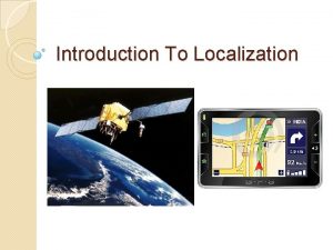Localization in mobile computing