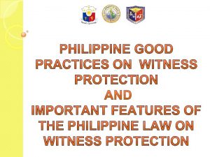 Witness protection program philippines Witness protection program philippines