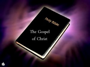 What is the gospel