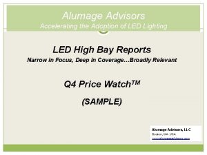 Led lighting advisors