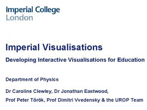 Imperial visualisations