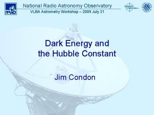 National Radio Astronomy Observatory VLBA Astrometry Workshop 2009