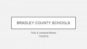 What is a tasl mandated position What is a tasl mandated position