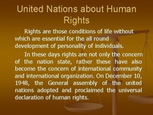 Need of human rights education