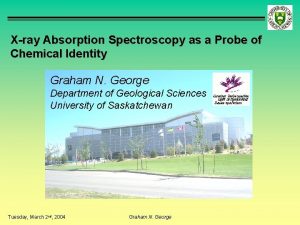 Xray Absorption Spectroscopy as a Probe of Chemical