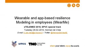 Wearable and appbased resilience Modeling in employees Wear