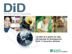 Les dfis de la gestion de laide internationale