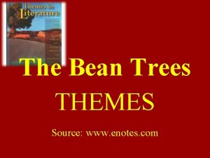 Motifs in the bean trees