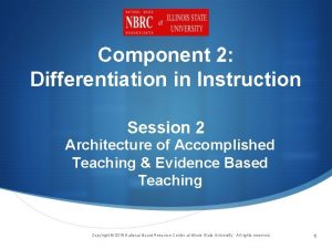 National board component 2 examples