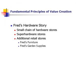 Freds hardware store