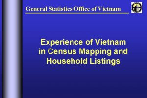 General statistics office of vietnam