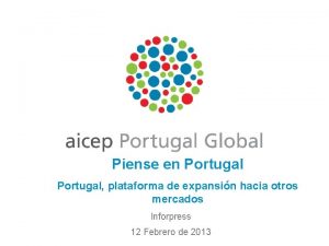Piense en Portugal plataforma de expansin hacia otros