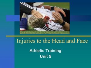 Injuries to the Head and Face Athletic Training