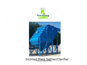 Plate settler clarifier