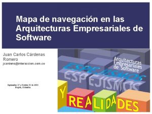 Mapa de navegacin en las Arquitecturas Empresariales de