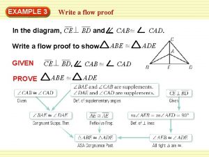 A flow proof