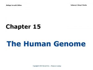 Biology Seventh Edition Solomon Berg Martin Chapter 15
