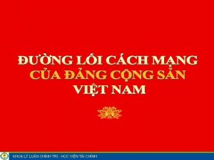 KHOA L LUN CHNH TR HC VIN TI