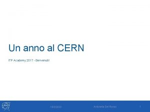 Itp cern