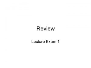 Review Lecture Exam 1 Nutrition Define Wellness Nutrient
