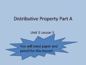 Unit 3 lesson 3 multiplying binomials