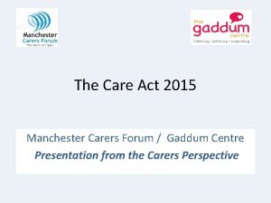 Manchester carers forum