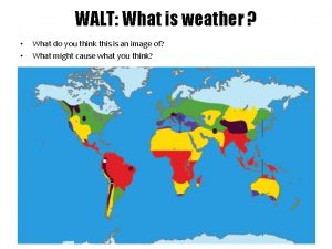 What is weather
