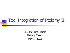 Ptolemy tool