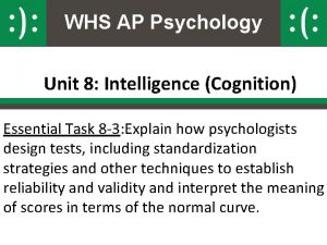 Ap psychology unit 8 test Ap psychology unit 8 test