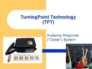 Turning point audience response system