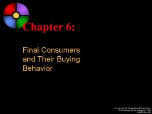 Final consumers