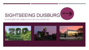 Duisburg sightseeing