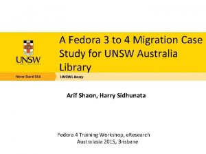 Rdmp unsw Rdmp unsw