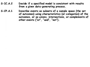 3 1 SIC A 2 Decide a specified