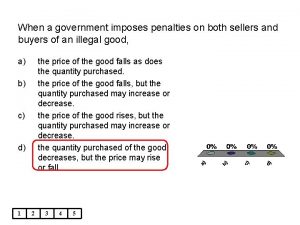 When a government imposes penalties on both sellers