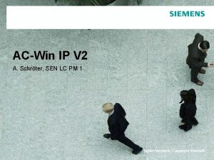 ACWin IP V 2 A Schrter SEN LC