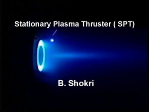 Stationary plasma thruster