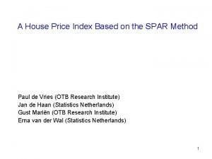 Spar index