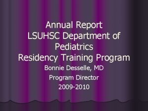 Lsuhsc pediatrics