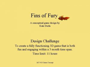 Fins of Fury A conceptual game design by