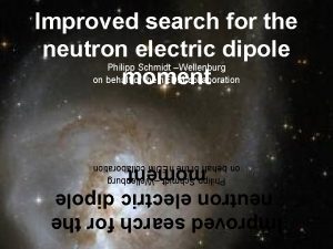 Improved search for the neutron electric dipole moment